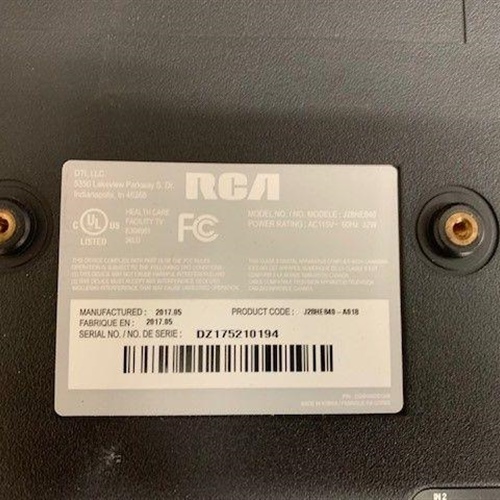 RCA  - 28” LED HDTV  *No Remote